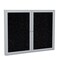 Ghent Enclosed Bulletin Board, 2 Door, Recycled Rubber, 4 ft H x 5 ft W, Tan Speckled PA24860TR-TN - alternate 1